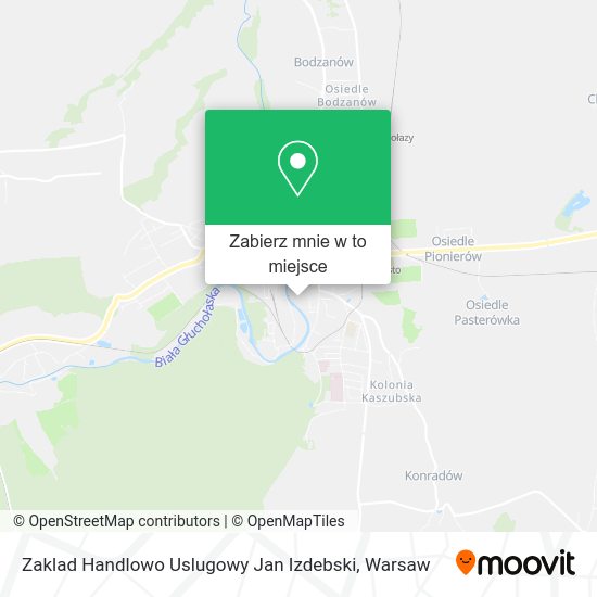 Mapa Zaklad Handlowo Uslugowy Jan Izdebski