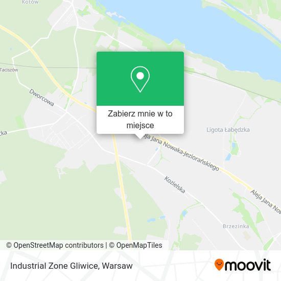 Mapa Industrial Zone Gliwice