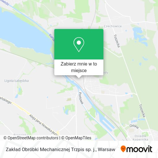 Mapa Zakład Obróbki Mechanicznej Trzpis sp. j.