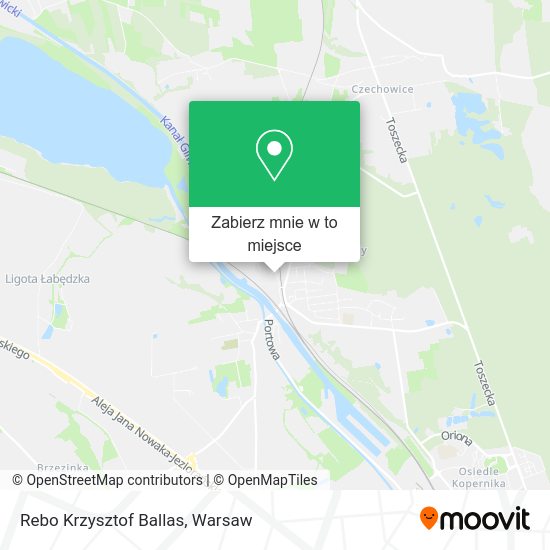 Mapa Rebo Krzysztof Ballas