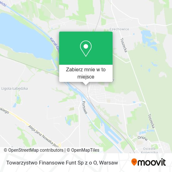 Mapa Towarzystwo Finansowe Funt Sp z o O