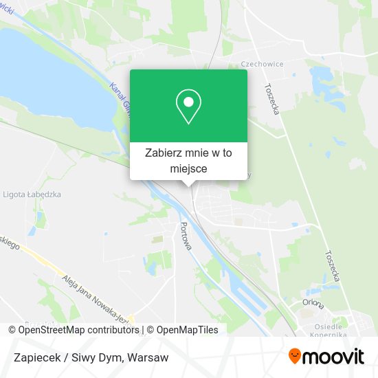 Mapa Zapiecek / Siwy Dym