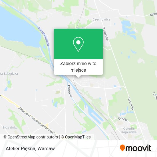 Mapa Atelier Piękna