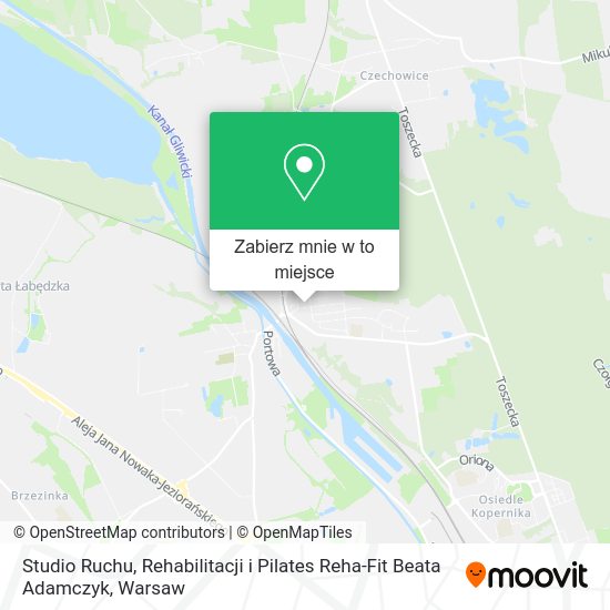 Mapa Studio Ruchu, Rehabilitacji i Pilates Reha-Fit Beata Adamczyk