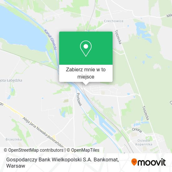 Mapa Gospodarczy Bank Wielkopolski S.A. Bankomat