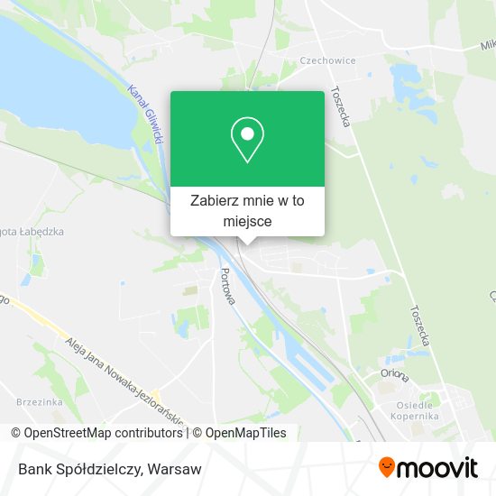 Mapa Bank Spółdzielczy