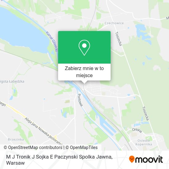 Mapa M J Tronik J Sojka E Paczynski Spolka Jawna