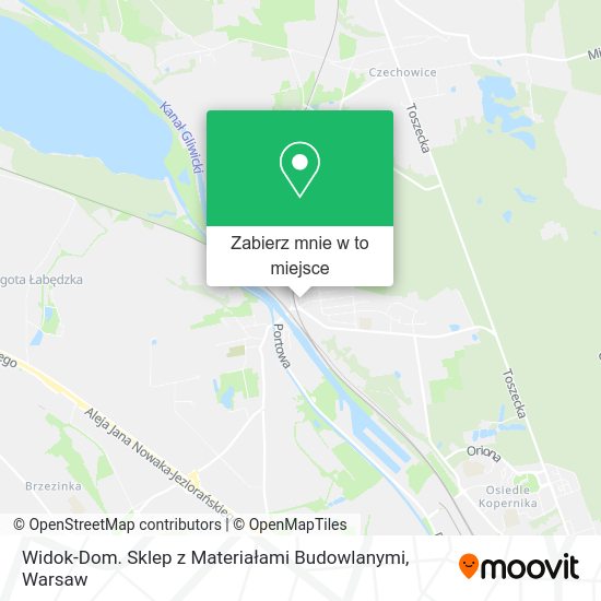 Mapa Widok-Dom. Sklep z Materiałami Budowlanymi