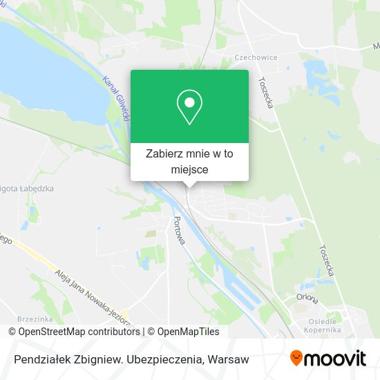 Mapa Pendziałek Zbigniew. Ubezpieczenia