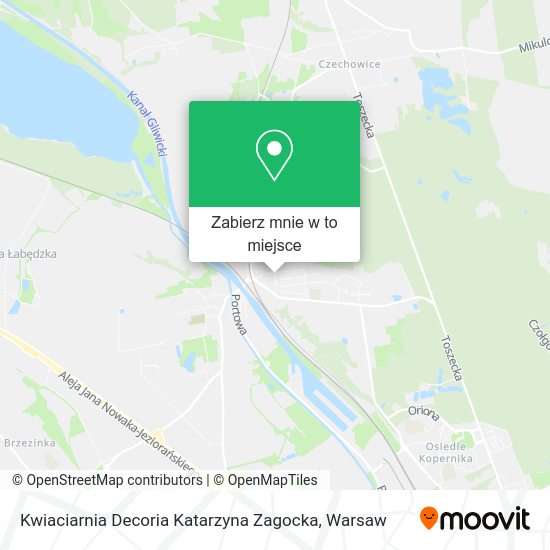 Mapa Kwiaciarnia Decoria Katarzyna Zagocka