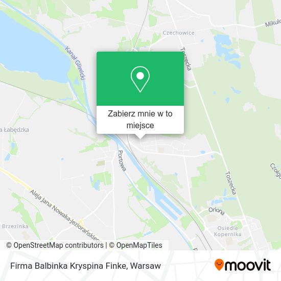 Mapa Firma Balbinka Kryspina Finke