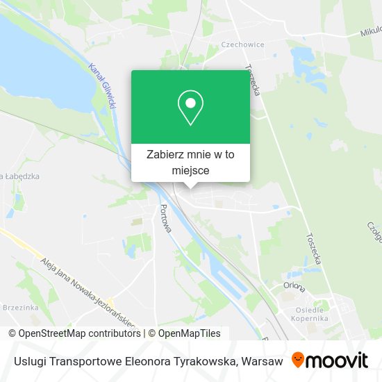 Mapa Uslugi Transportowe Eleonora Tyrakowska