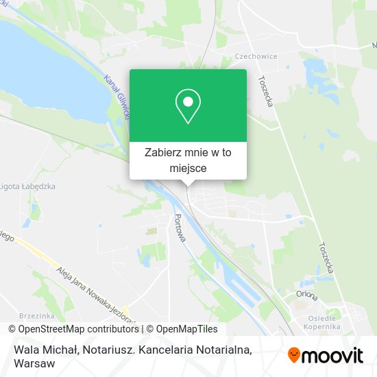 Mapa Wala Michał, Notariusz. Kancelaria Notarialna