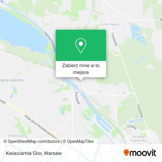 Mapa Kwiaciarnia Glor