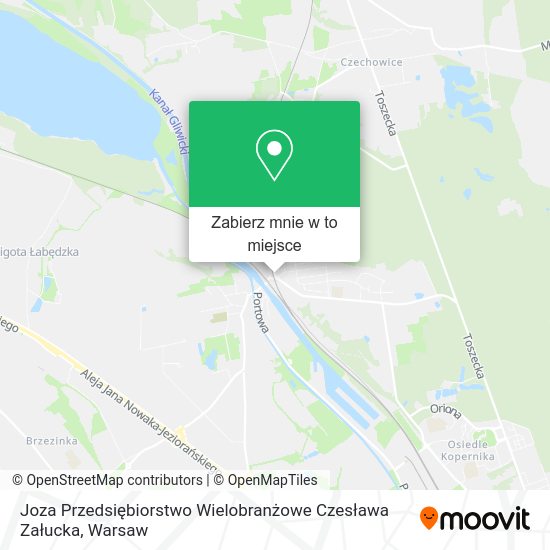 Mapa Joza Przedsiębiorstwo Wielobranżowe Czesława Załucka