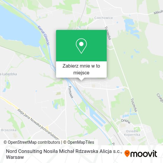 Mapa Nord Consulting Nosiła Michał Rdzawska Alicja s.c.