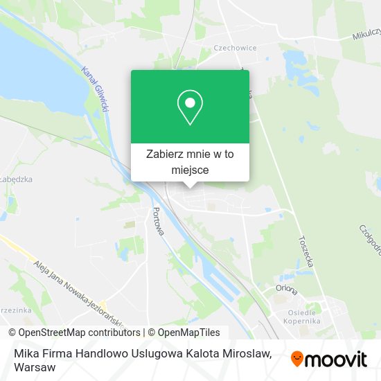 Mapa Mika Firma Handlowo Uslugowa Kalota Miroslaw