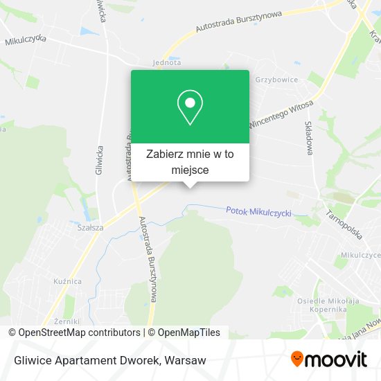 Mapa Gliwice Apartament Dworek