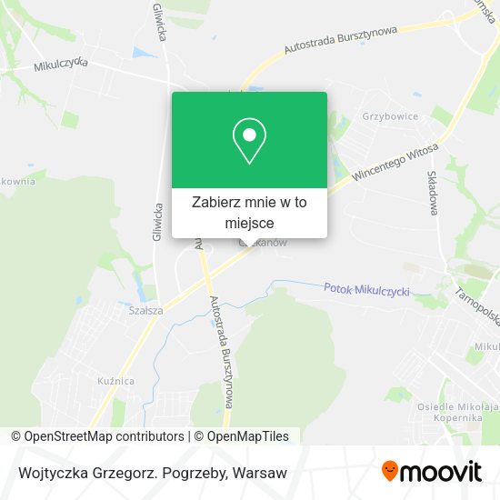 Mapa Wojtyczka Grzegorz. Pogrzeby