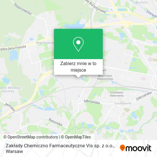 Mapa Zakłady Chemiczno Farmaceutyczne Vis sp. z o.o.