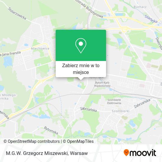 Mapa M.G.W. Grzegorz Miszewski