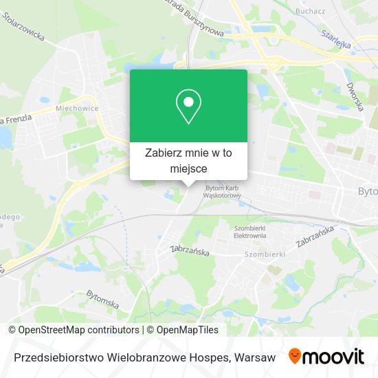 Mapa Przedsiebiorstwo Wielobranzowe Hospes