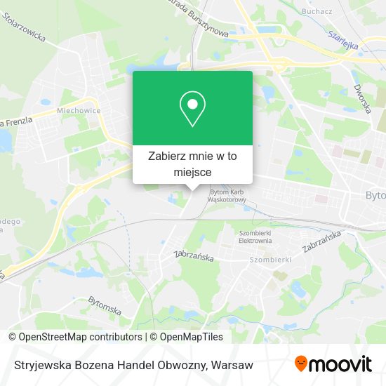 Mapa Stryjewska Bozena Handel Obwozny