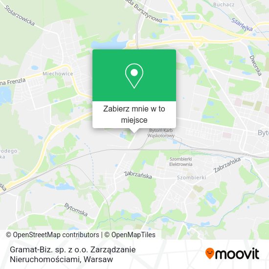 Mapa Gramat-Biz. sp. z o.o. Zarządzanie Nieruchomościami