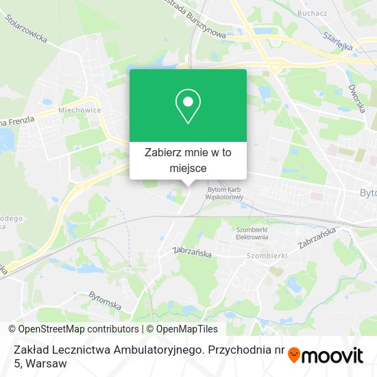 Mapa Zakład Lecznictwa Ambulatoryjnego. Przychodnia nr 5