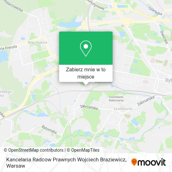 Mapa Kancelaria Radcow Prawnych Wojciech Braziewicz