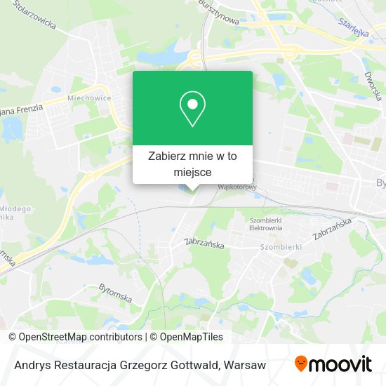 Mapa Andrys Restauracja Grzegorz Gottwald