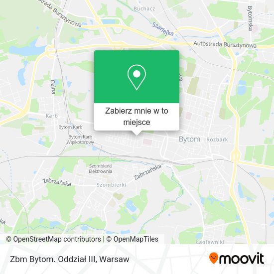 Mapa Zbm Bytom. Oddział III