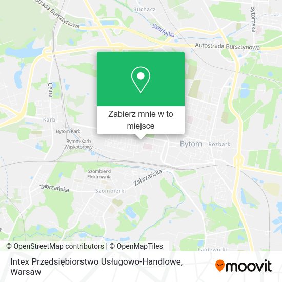 Mapa Intex Przedsiębiorstwo Usługowo-Handlowe