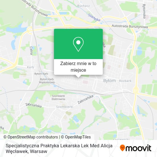 Mapa Specjalistyczna Praktyka Lekarska Lek Med Alicja Węcławek