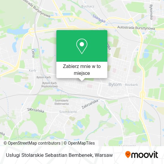 Mapa Usługi Stolarskie Sebastian Bembenek