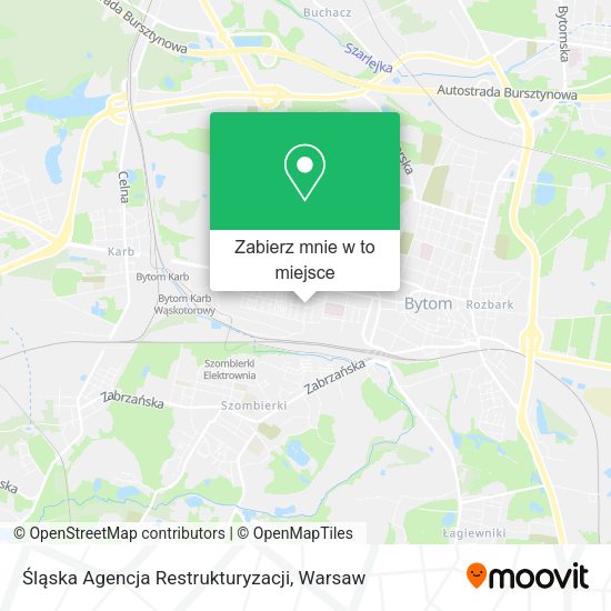 Mapa Śląska Agencja Restrukturyzacji