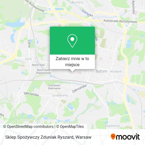 Mapa Sklep Spożywczy Zduniak Ryszard