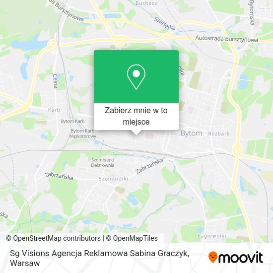 Mapa Sg Visions Agencja Reklamowa Sabina Graczyk