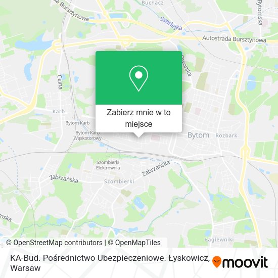 Mapa KA-Bud. Pośrednictwo Ubezpieczeniowe. Łyskowicz