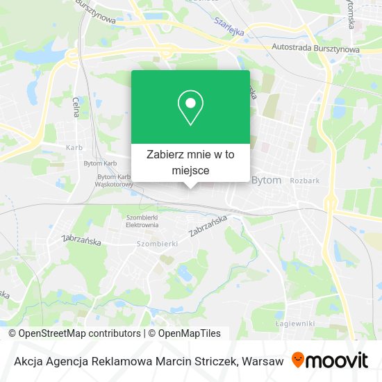 Mapa Akcja Agencja Reklamowa Marcin Striczek