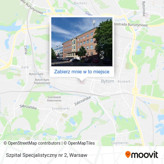 Mapa Szpital Specjalistyczny nr 2