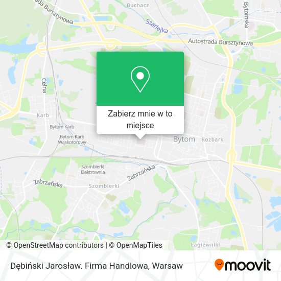 Mapa Dębiński Jarosław. Firma Handlowa