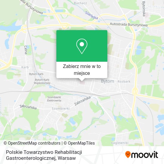 Mapa Polskie Towarzystwo Rehabilitacji Gastroenterologicznej