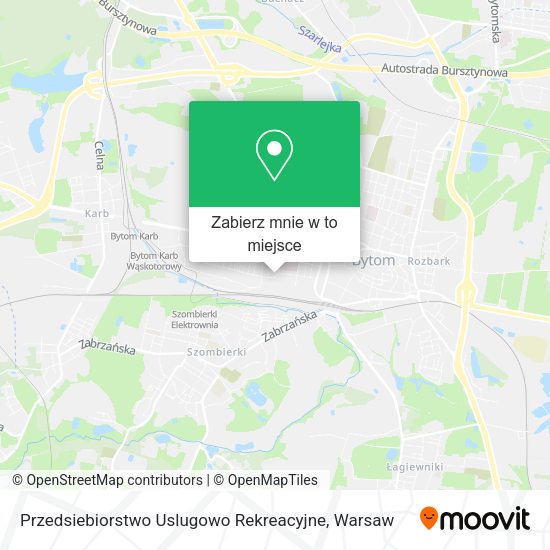 Mapa Przedsiebiorstwo Uslugowo Rekreacyjne