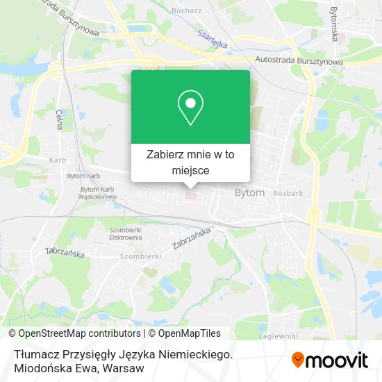 Mapa Tłumacz Przysięgły Języka Niemieckiego. Miodońska Ewa