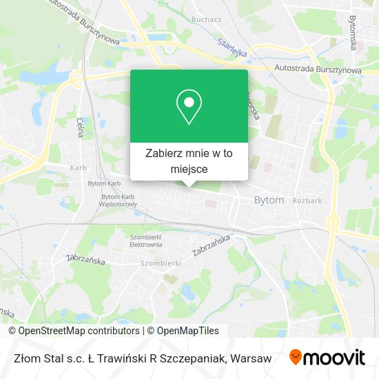 Mapa Złom Stal s.c. Ł Trawiński R Szczepaniak