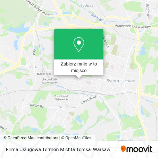 Mapa Firma Usługowa Termon Michta Teresa