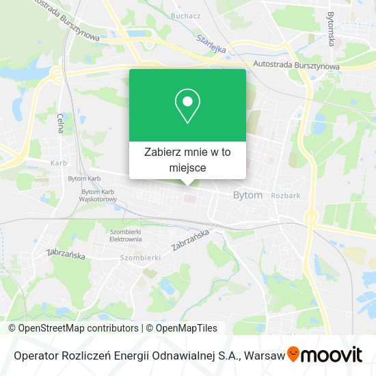 Mapa Operator Rozliczeń Energii Odnawialnej S.A.