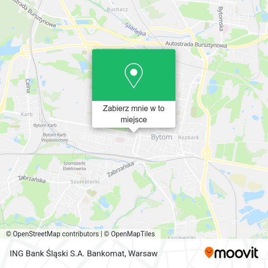 Mapa ING Bank Śląski S.A. Bankomat