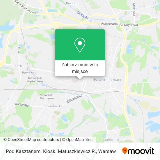 Mapa Pod Kasztanem. Kiosk. Matuszkiewicz R.